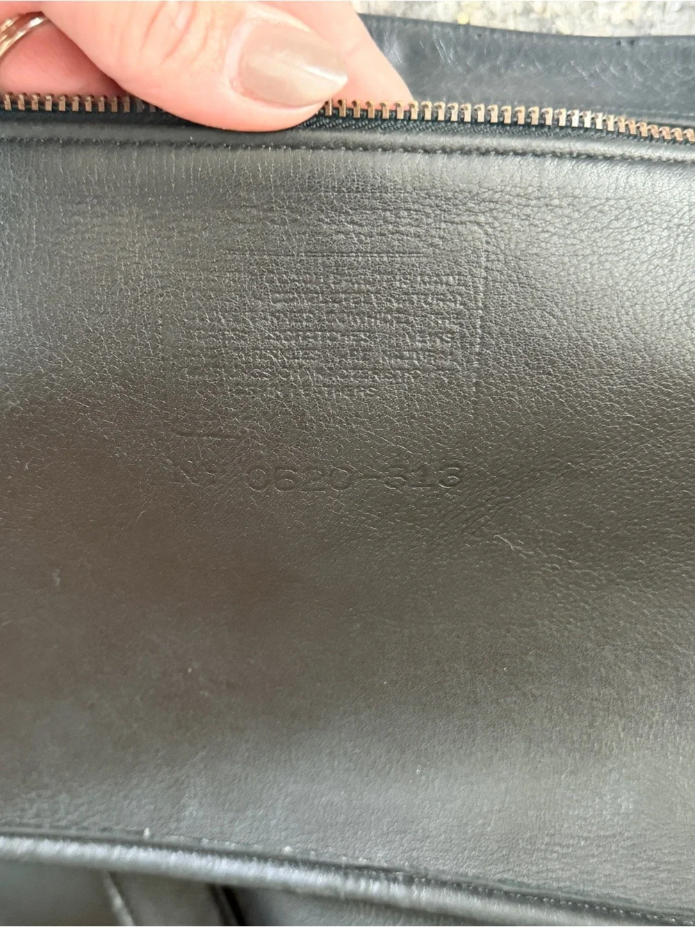 Vintage Coach Light Tote No.4065 Black